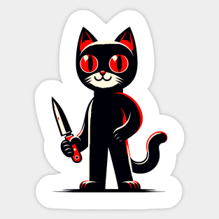 Killer cat Sticker